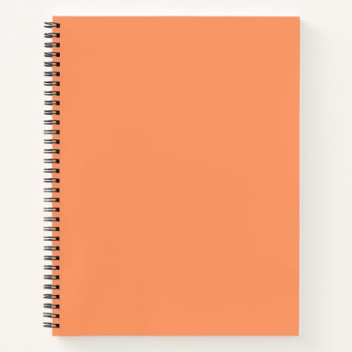 Peach Fruit Spiral Notebook