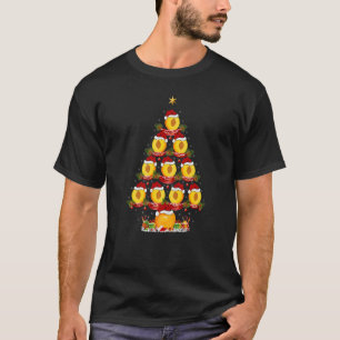 Peach Fruit Xmas Holiday Santa Peaches Christmas T-Shirt