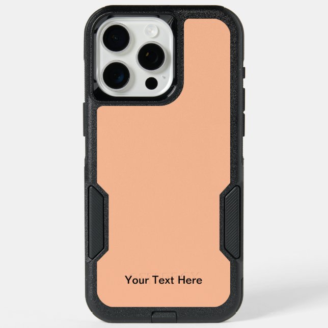 Peach Fuzz 2024 iPhone 15 Pro Max Case (Back)