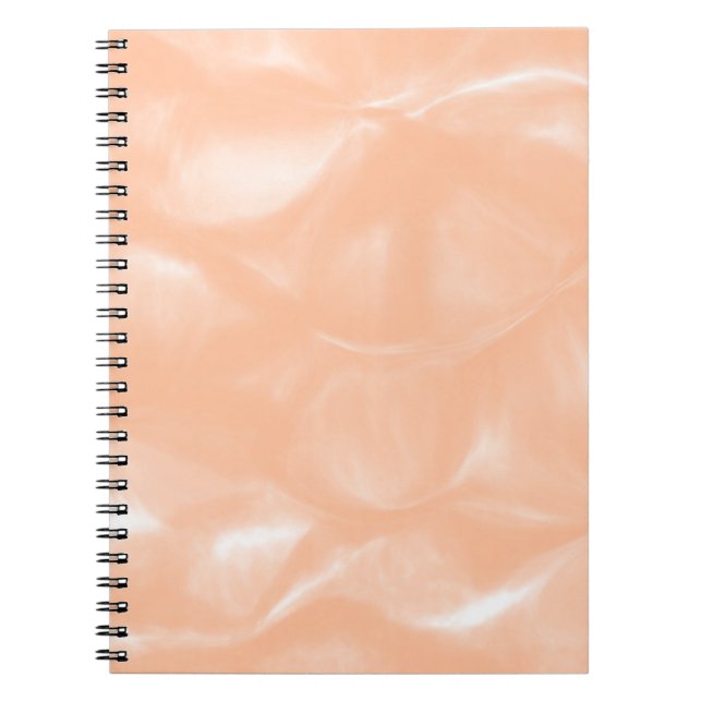 Peach Fuzz Color Watercolor Abstract Blur Pattern  Notebook (Front)