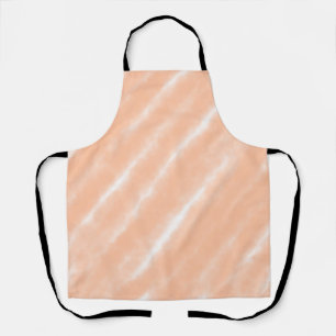 Peach Fuzz Color Watercolor Abstract Pattern Apron