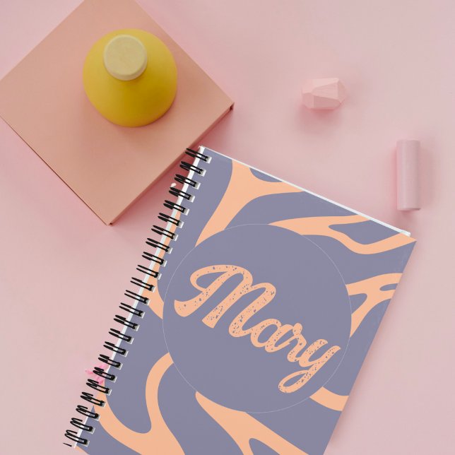 Peach Fuzz Elegance: Personalized Mother's Day  Notebook (Peach Fuzz Elegance: Personalized Mother's Day Notebook)