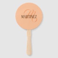 Peach Fuzz Elegant Personalized Name
