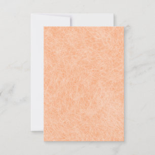 Peach Fuzz Faux Leather Note Card