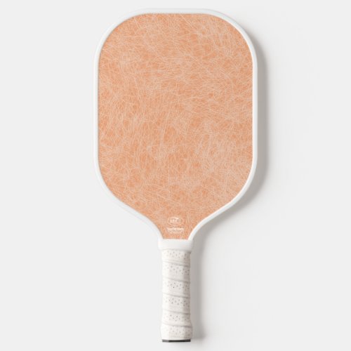 Peach Fuzz Faux Leather  Pickleball Paddle
