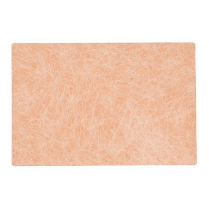 Peach Fuzz Faux Leather Placemat