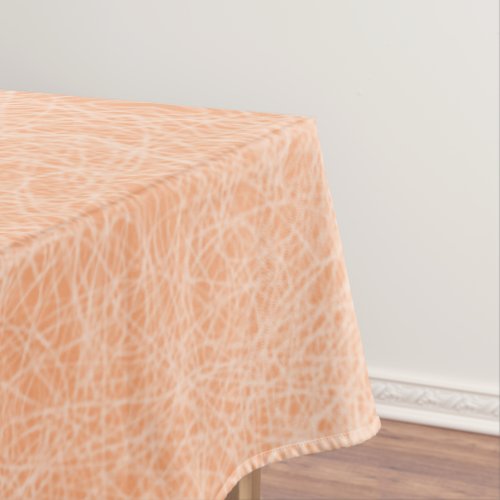 Peach Fuzz Faux Leather  Tablecloth