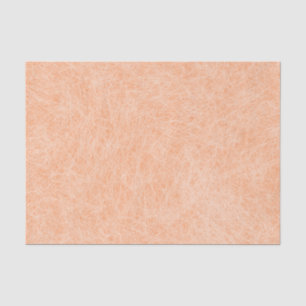 Peach Fuzz Faux Leather Tissue Paper