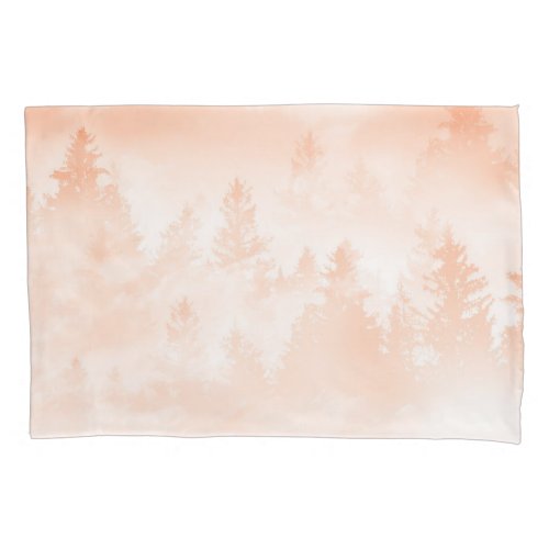 Peach Fuzz Forest Dream 1 wall decor art Pillow Case