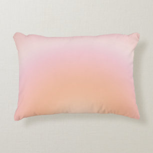 Peach Fuzz Gradient Accent Pillow
