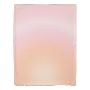Peach Fuzz Gradient Duvet Cover