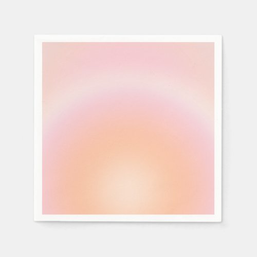 Peach Fuzz Gradient Napkins