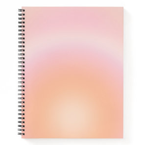 Peach Fuzz Gradient Notebook