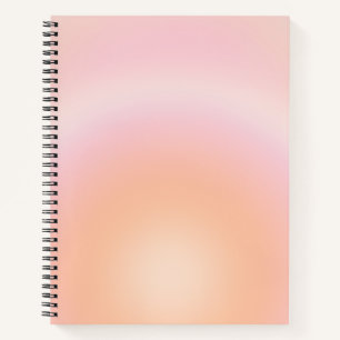Peach Fuzz Gradient Notebook