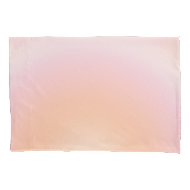 Peach Fuzz Gradient Pillow Case (Front)