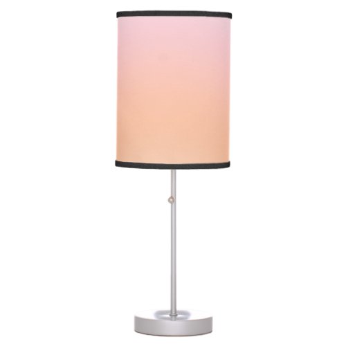 Peach Fuzz Gradient Table Lamp