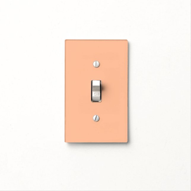 Peach Fuzz Is Beautiful And Desirable Light Switch Cover (In Situ)