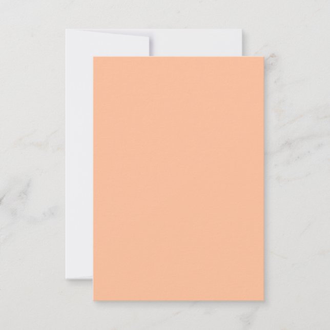 Peach Fuzz Is Beautiful And Desirable Note Card (Front)