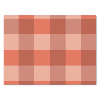 Peach Fuzz Orange Checkerboard Pattern
