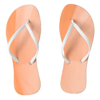 Peach Fuzz Rays Flip Flops