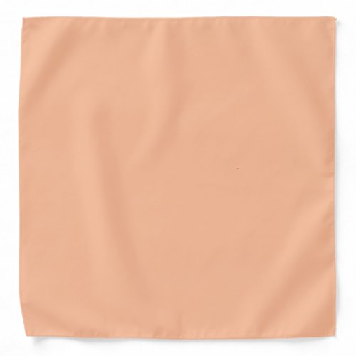 Peach Fuzz Solid Color Bandana