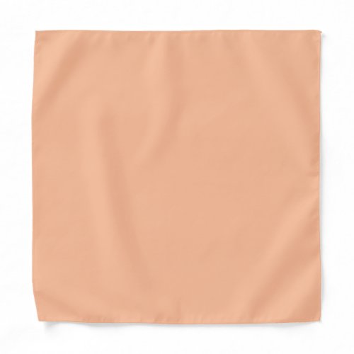 Peach Fuzz Solid Color Bandana