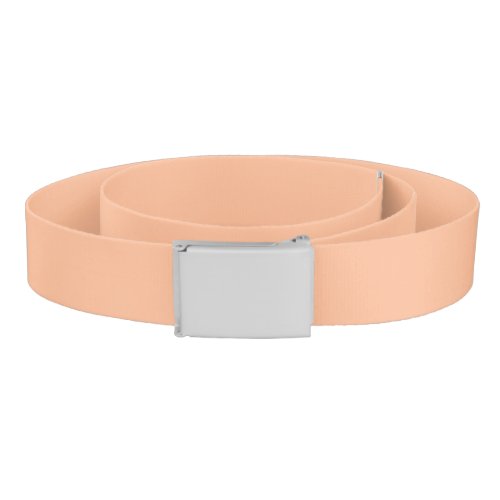 Peach Fuzz Solid Color Belt