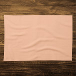Peach Fuzz Solid Color Kitchen Towel<br><div class="desc">Peach Fuzz Solid Color</div>