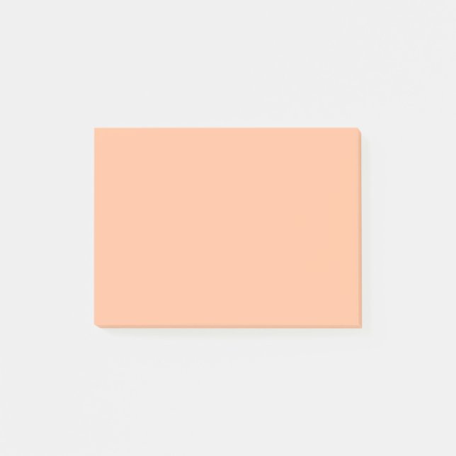 Peach Fuzz Solid Color Post-it Notes (Front)