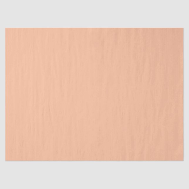 Peach Fuzz Solid Color Tissue Paper (Front)
