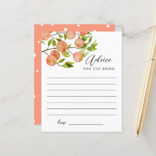 Peach Garden Advice For the Bride 