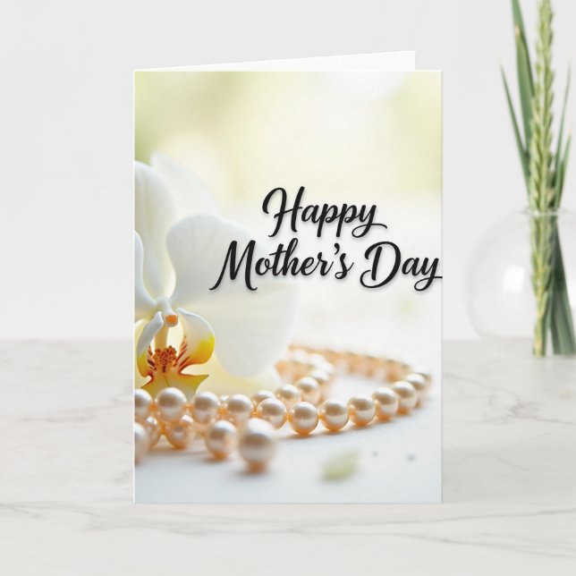 Peach Gem Mothers Day Card (Front)