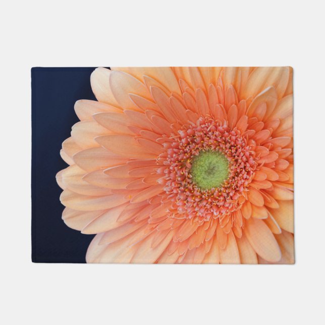 Peach Gerbera Doormat (Front)