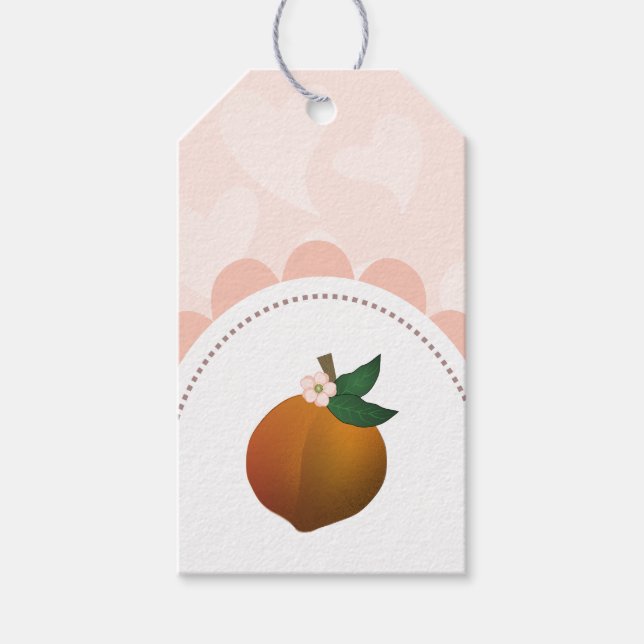 Peach Gift Tags (Front)