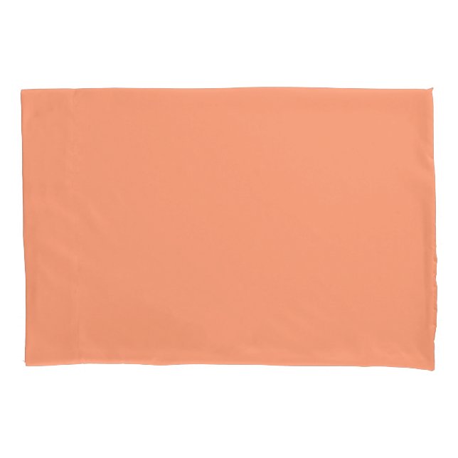 Peach Glow Red Palette Pillow Case (Front)
