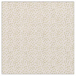 Peach Gold Confetti Dots Fabric