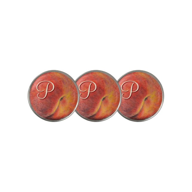 Peach Golf Ball Marker (3 Up)