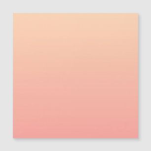 Peach Gradient Background Magnetic Invitation