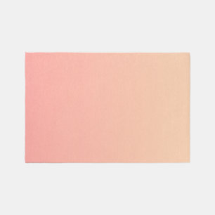 Peach Gradient Background Rug