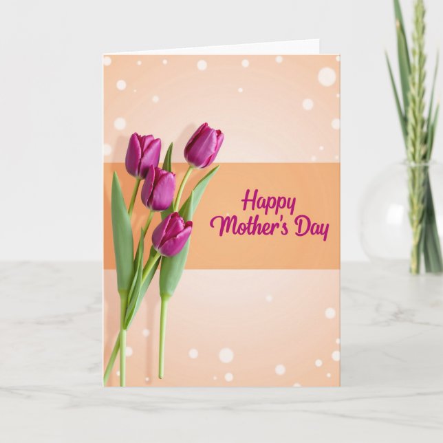 Peach Gradient Happy Day Card (Front)