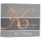 Peach, Gray Wedding Planner Keepsake
