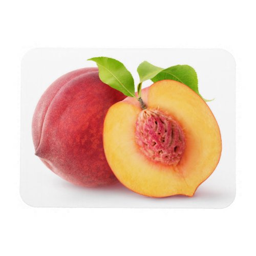 Peach halves magnet