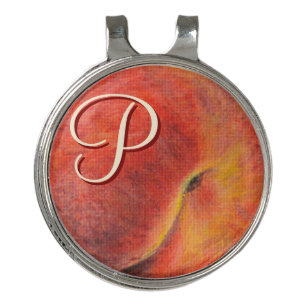 Peach Hat Clip and Ball Marker