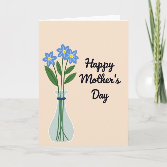 Peach Hue Mothers Day Card (Front)