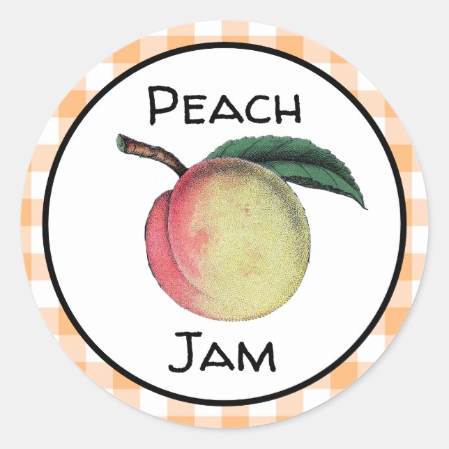 Peach Jam Label (Front)