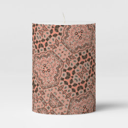 Peach Kaleidoscope candle