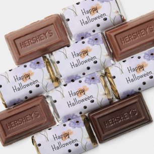 Peach Lavender Flowers Eyeballs Halloween Hershey's Miniatures