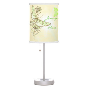 Peach Lemon Lime Butterfly Lamp-in-a-Box Table Lamp