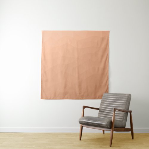 Peach light gradient geometric mesh pattern tapestry