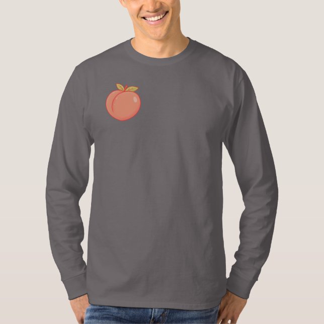 Peach Long Sleeve  T-Shirt (Front)
